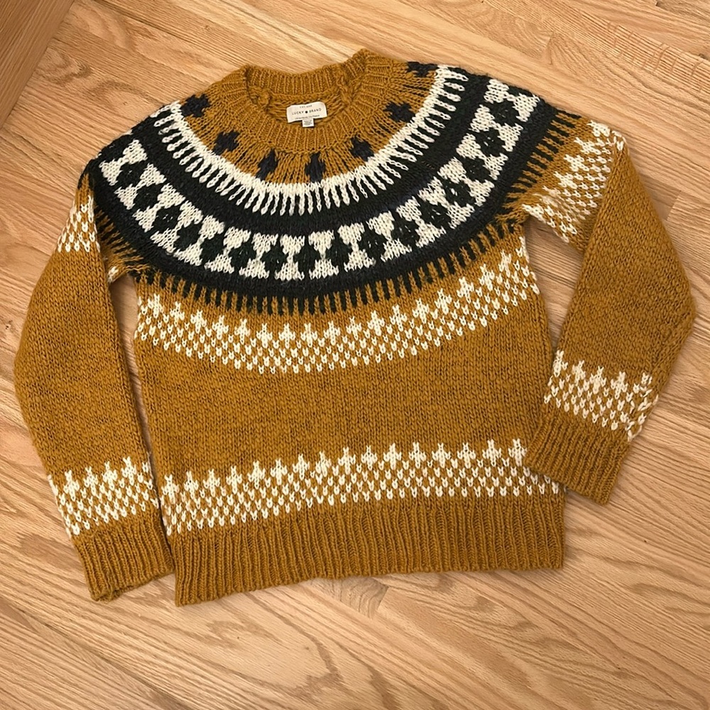 Nordic Style Sweater Lucky Brand XS